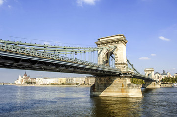 Budapest, Kettenbrücke, Ungarn