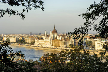 Budapest, Stadtansicht, Donau, Parlament, Ungarn