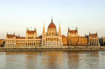Fototapeta premium Budapest, Parlament, Ungarn