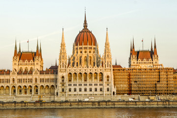 Obraz premium Budapest, Parlament, Ungarn