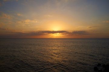 Naklejka premium 夕日