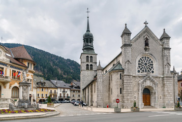 Saint-Maurice church, Thones, France