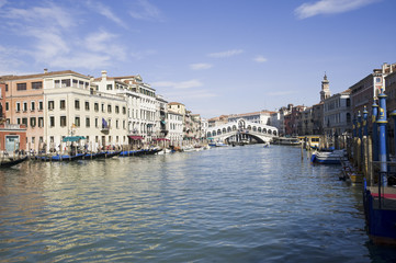 Venedig, Rialto Brücke, Ponte de Rialto, Italien, Venetien