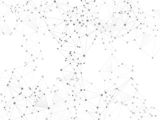 Fototapeta premium Big data cloud scientific concept.