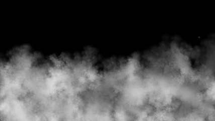 smoke on black background