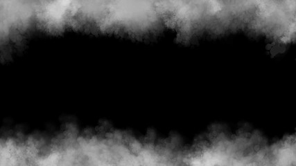smoke on black background