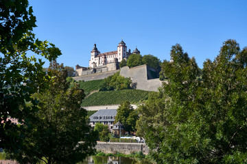 Fototapeta na wymiar Festung Marienberg,Würzburg, Unterfranken, Franken, Bayern, Deutschland
