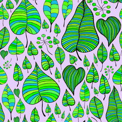 seamless pattern with trees