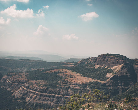 panoramic view of mountains