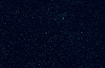 Obraz premium Christmas blue abstract stars sky. Christmas background.