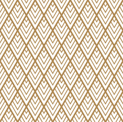 Seamless geometric pattern in style art deco.