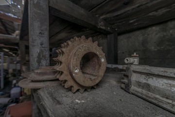 abandoned factory gear