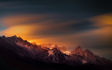 Fototapeta na wymiar mountains in china
