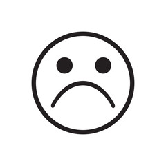 Emoticon icon logo vector design template