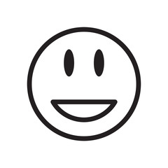 Emoticon icon logo vector design template