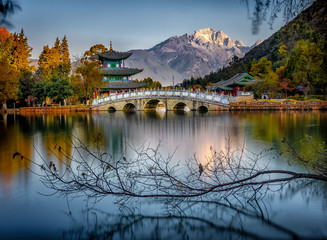 Black Dragon Pool in Lijiang, China