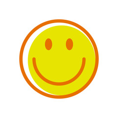 Emoticon icon logo vector design template