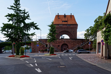 Fototapeta na wymiar Historisches Stadtbild von Miltenberg, Landkreis Miltenberg, Unterfranken, Franken, Bayern, Deutschland
