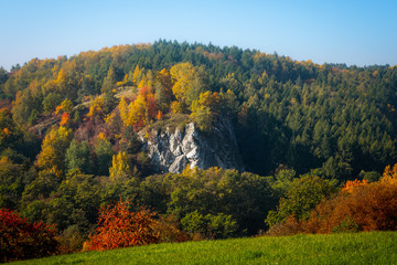 Dolina Kobylańska, Jesień, krajobrazy, Małopolska, Polska, turystyka © Tomasz