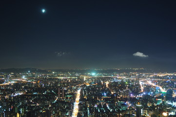 Taiwan in the night