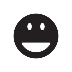 Emoticon icon logo vector design template