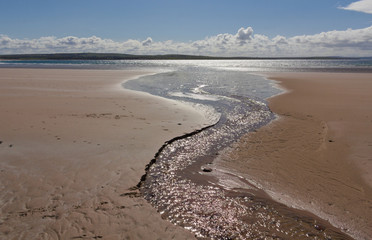 Dunnet Bay - trickle flow - I - Caithness- Scotland