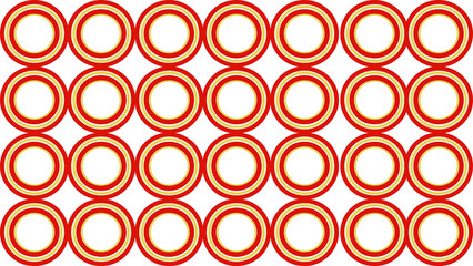 seamless pattern with circles red circle background wallpaper