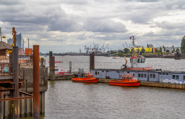 around Port of Hamburg
