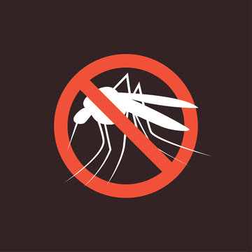 recommend clip art: Repellent mosquito stop sign icon. Malaria pest insect anti mosquito warning symbol