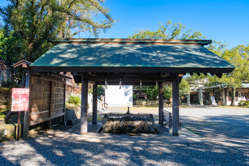 田辺市 闘鶏神社 手水舎