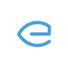 Letter E logo icon design template elements. Vector color sign.