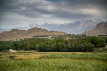 Fototapeta premium View in Wakhan Corridor in Afghanistan