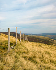 Obraz premium fence in edale england