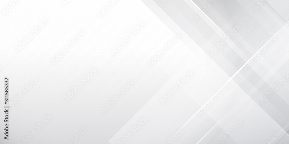 Poster grey white abstract background geometry shine and layer element vector for presentation design. suit