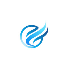 Fototapeta premium Abstract Wave Beach logo Flow Water Vector