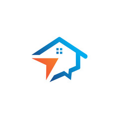 Home Talk logo design template