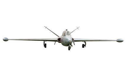 Herzliya, Israel - 10.05.2018: Light aircraft used in Israel. Retro model airplanes. Isolated
