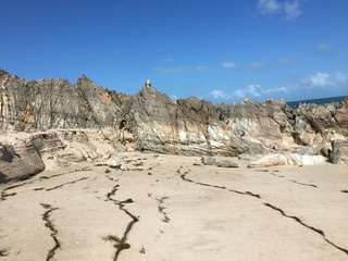 landscape of mountains