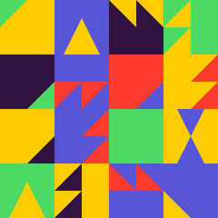 Neon Abstract Vector Pattern