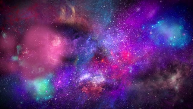 Flying In Orion Nebula 4K is motion footage for scientific films and cinematic in space. Also good background for scene and titles, logos.