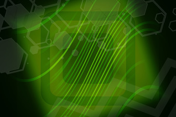 Obraz premium abstract, green, blue, light, design, wallpaper, technology, illustration, graphic, digital, space, pattern, lines, wave, fractal, concept, business, motion, art, backgrounds, futuristic, web, energy