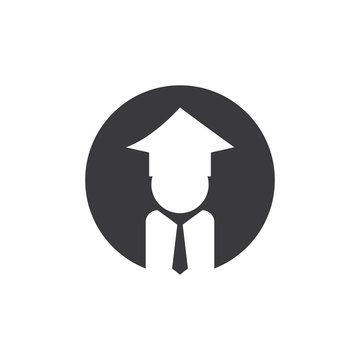 Education logo vector icon