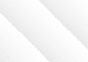 Abstract halftone dotted background. Monochrome futuristic grunge pattern, stars.  Vector modern optical pop art texture for posters, site, postcard, cover, labels, vintage sticker, mock-up layout.