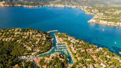 the Marina in Santa Ponsa Majorca Spain
