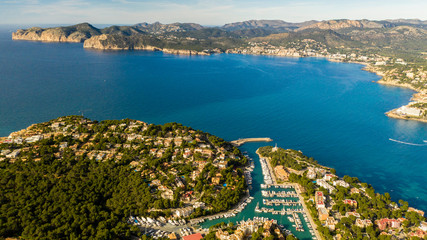 the Marina in Santa Ponsa Majorca Spain