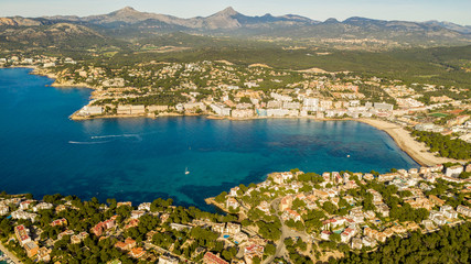 the Marina in Santa Ponsa Majorca Spain
