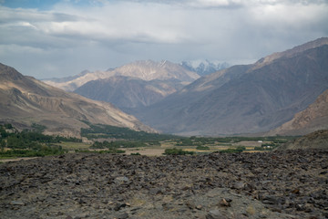 Nature in Wakhan Corridor in Afghanistan