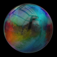 colored 3d sphere