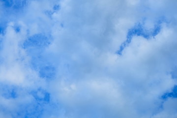 blue sky with white clouds