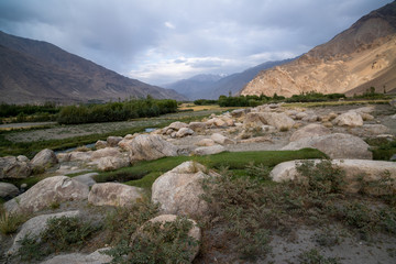 Fototapeta na wymiar Nature in Wakhan Corridor in Afghanistan
